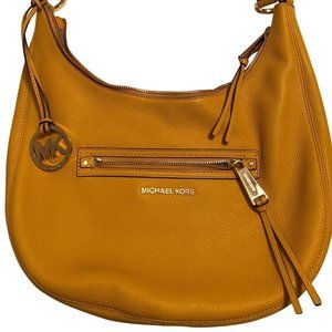 Michael Kors Yellow Hobo Handbag